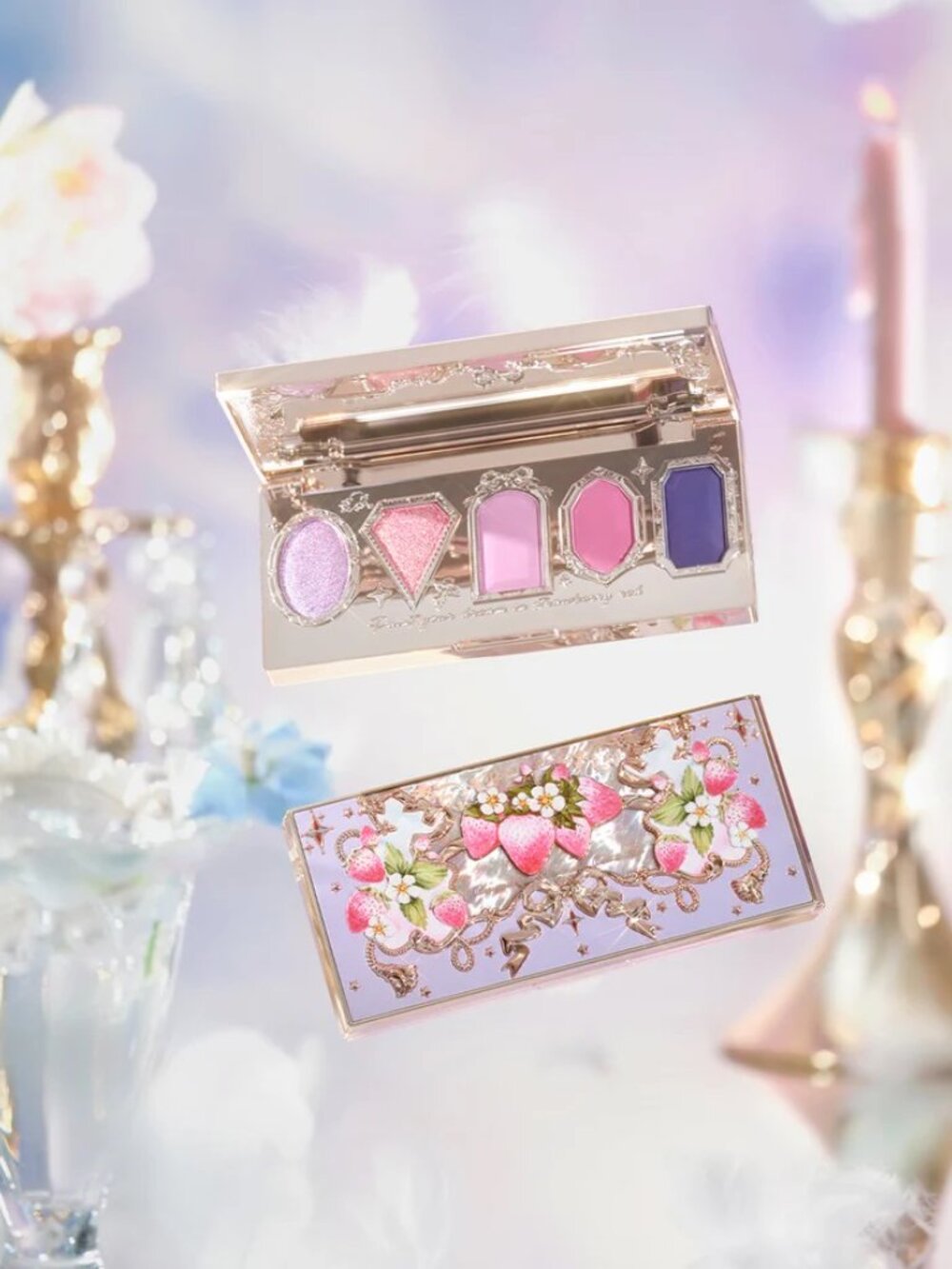 Flower Knows Violet Strawberry Rococo Eyeshadow Palette G01 - Picture 6 of 7